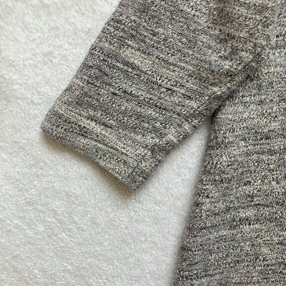 Petit Bateau Toddler Baby Dress 12M | VGUC Grey 100% Cotton Long-Sleeved Fall - Picture 13 of 16